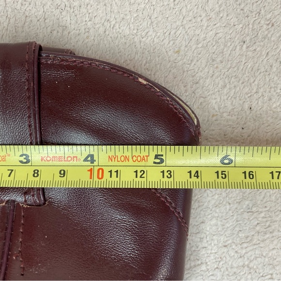 Justin Western Leather Cowboy Roper Boots-Kids 1-Oxblood/Maroon/Burgundy-Classic - Picture 11 of 11